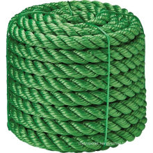 Green PP Rope Twisted Rope Polypropylene Rope